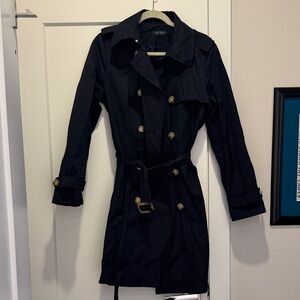Ralph Lauren Navy Trench Coat